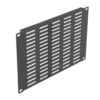 1295605 - Mediatech Delock 10 Netzwerkschrank Panel, 4 HE Mit Lüftungsschlitzen horizontal, schwarz
