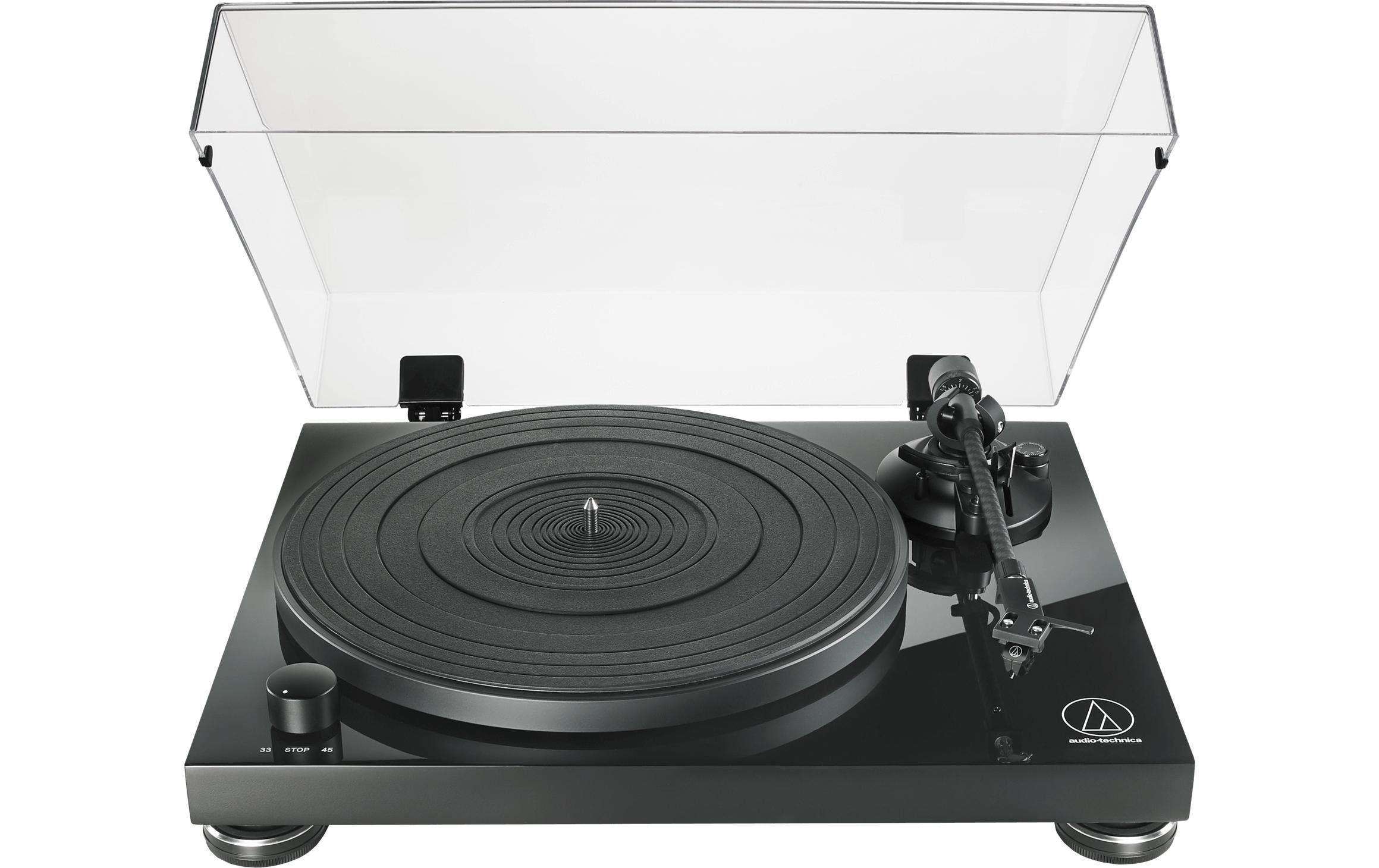 1296215 - Mediatech Audio-Technica AT-LPW50PB Belt Drive Hi FI Turntable Piano Black kaufen Schweiz | Mediatech.ch