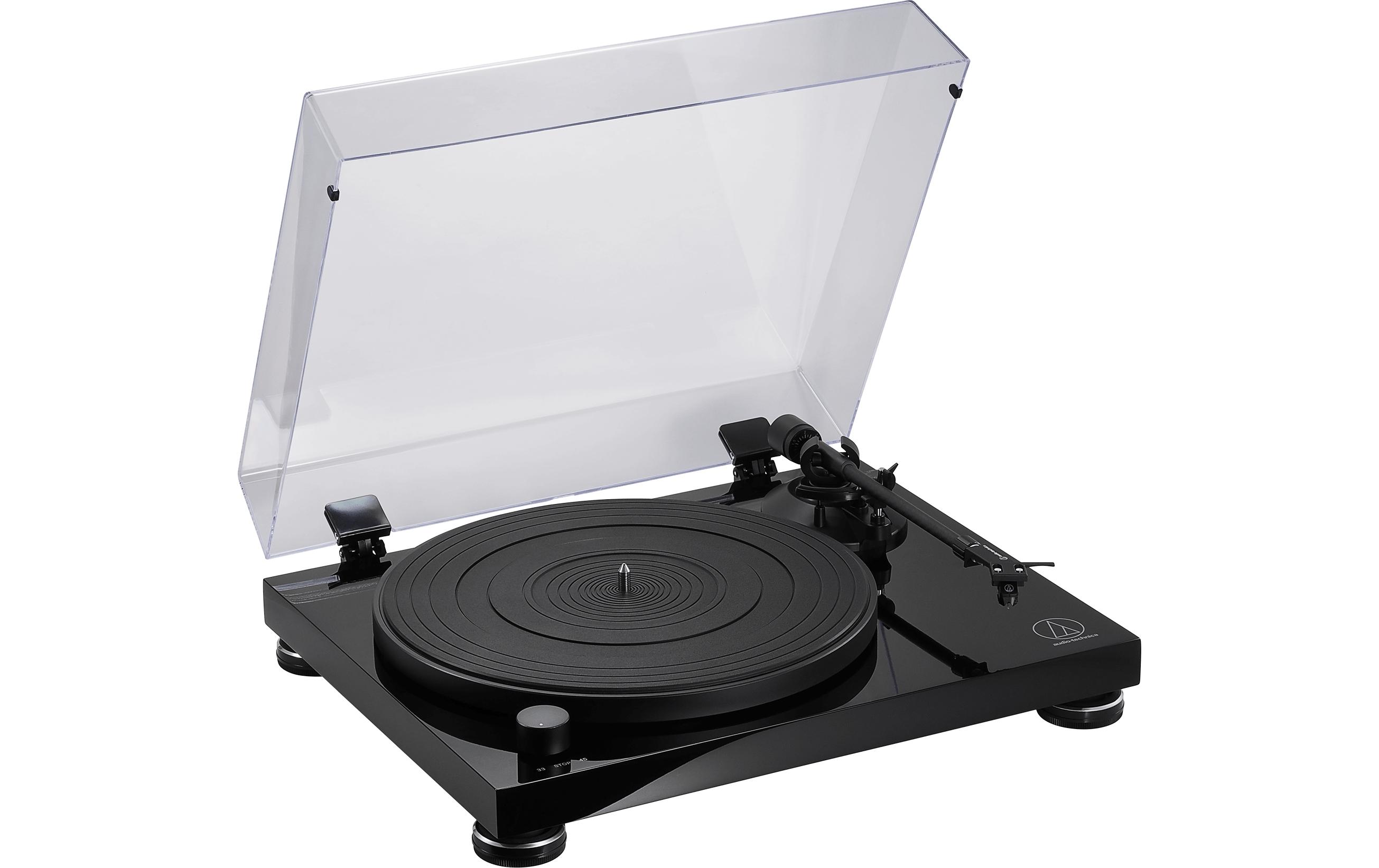 1296215_1 - Mediatech Audio-Technica AT-LPW50PB Belt Drive Hi FI Turntable Piano Black