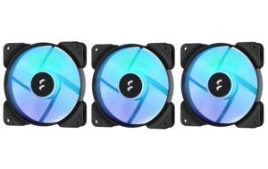 Gehäuselüfter Fractal Asp 12 RGB PWM 3P 120x120x25mm, 4Pin, 10 – 33.2 dB(A)