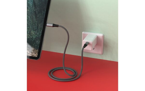 4smarts USB 2.0 USB-C Kabel, 1.5m, schwarz PremiumCord bis 100W Daten- und Ladekabel