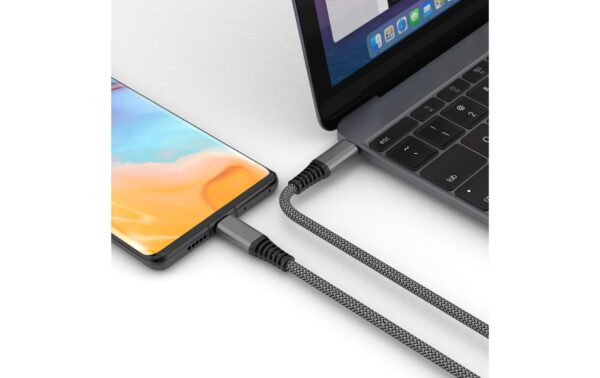 4smarts USB 2.0 USB-C Kabel, 1.5m, schwarz PremiumCord bis 100W Daten- und Ladekabel