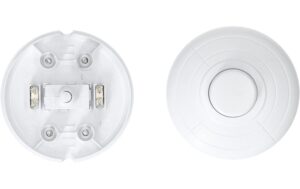 1298061_1 - Mediatech Max Hauri Fusstretschalter, weiss 70mm, 1-Polig