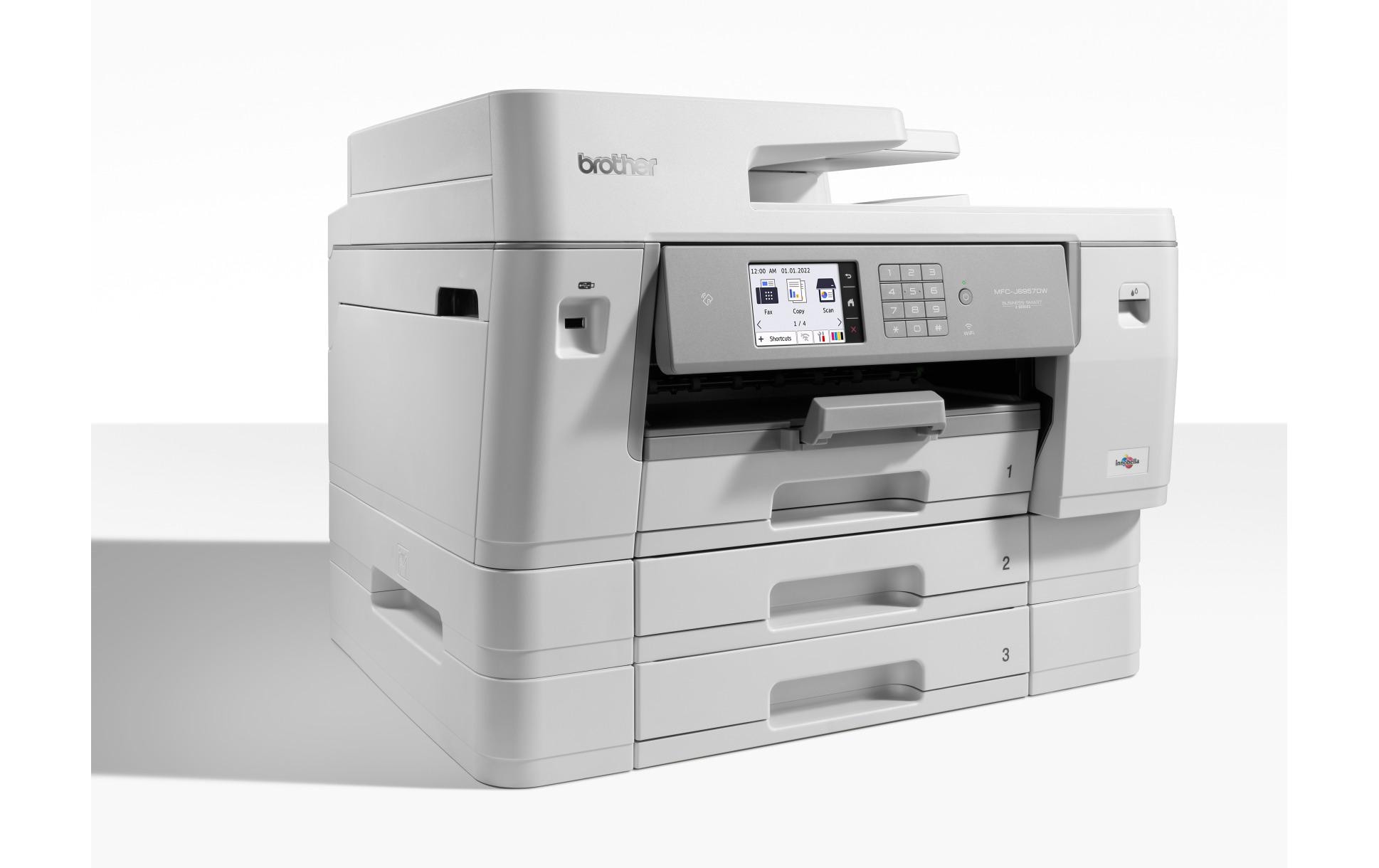1302603_1 - Mediatech Brother MFC-J6957DW,A3, 4 in 1, USB / WLAN 3x Papierschacht