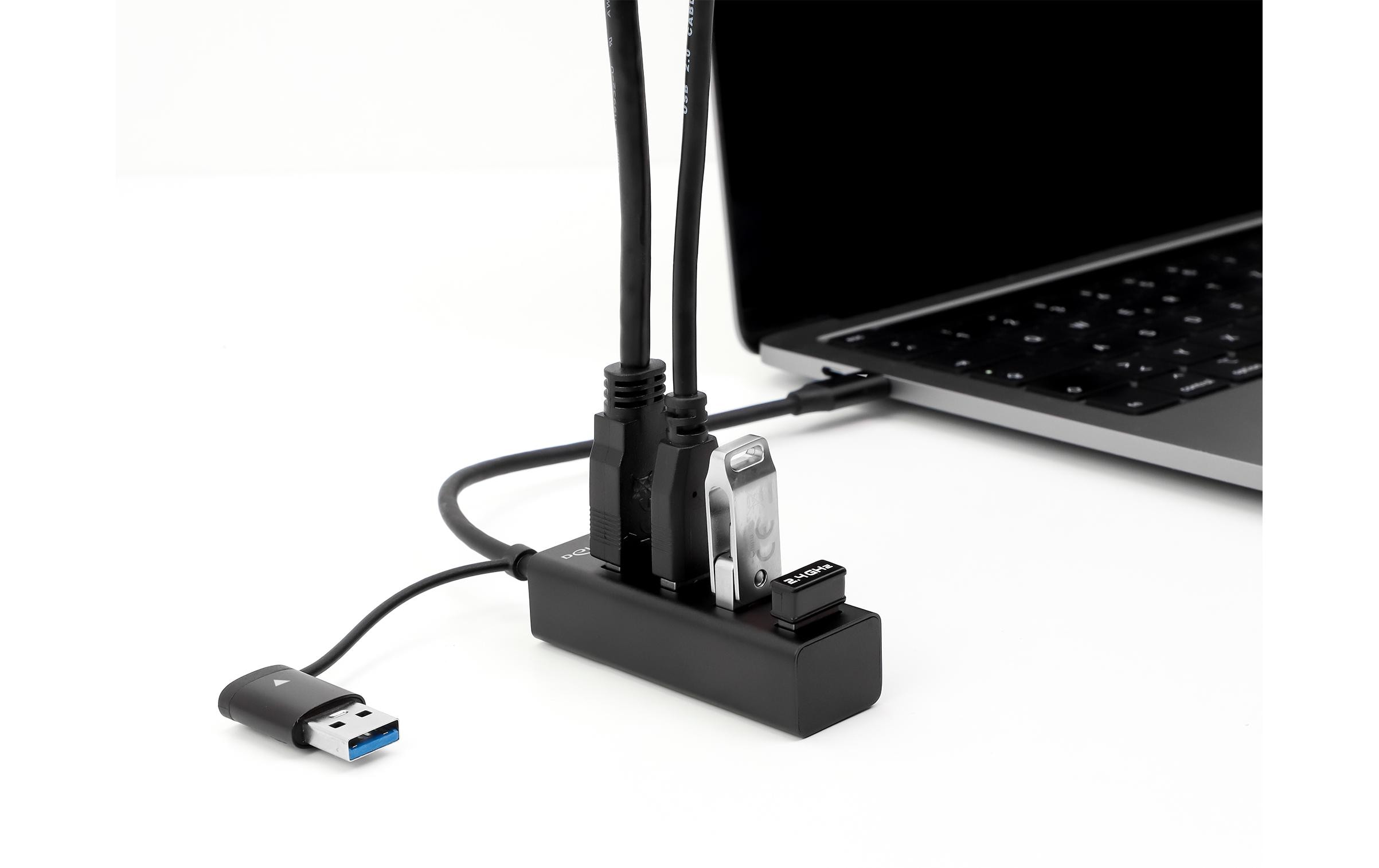 1302683_1 - Mediatech Delock USB 3.2 Hub 63828 4 Port USB 3.2 Gen 1 Hub