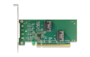 1304766_5 - Mediatech Delock PCI Express x16 Karte 4x SFF-8639 NVMe, Bifurcation, Low Profile Formfaktor