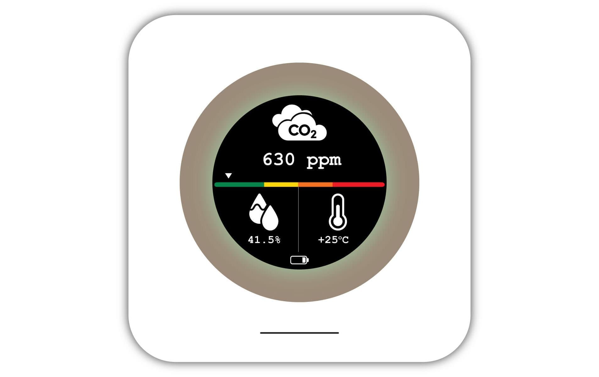 1305111 - Mediatech Luxafor CO2 Monitor kaufen Schweiz | Mediatech.ch