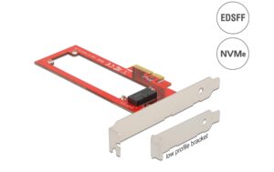 1306857_1 - Mediatech Delock PCI-Express x4 Karte zu 1xEDSFF E1.S Slot - Low Profile Formfaktor
