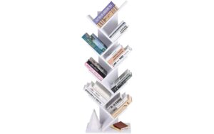 Vasagle Regal Tree, Weiss 50x141.5x25 cm, Traglast pro Ebene 10 kg