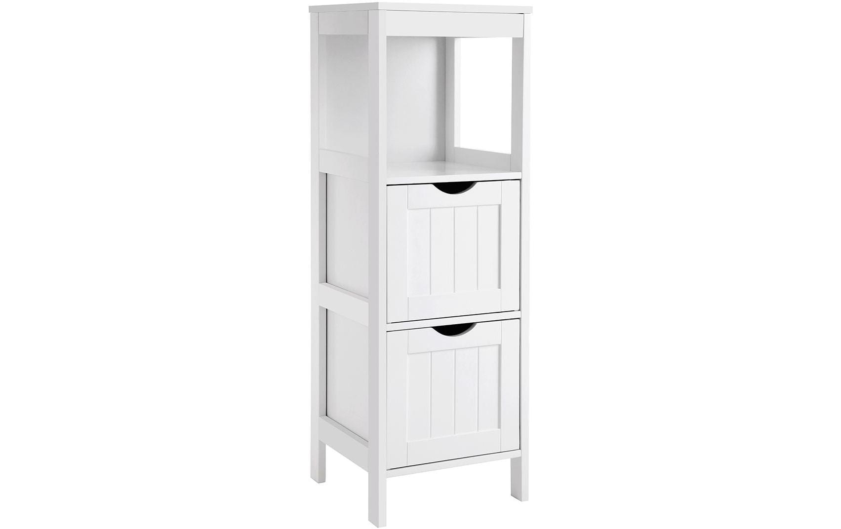 1309909 - Mediatech Vasagle Regal Landhausstil, Weiss MDF, 30x89x30 cm (BxHxT) kaufen Schweiz | Mediatech.ch