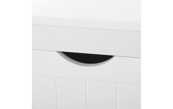1309909_3 - Mediatech Vasagle Regal Landhausstil, Weiss MDF, 30x89x30 cm (BxHxT)