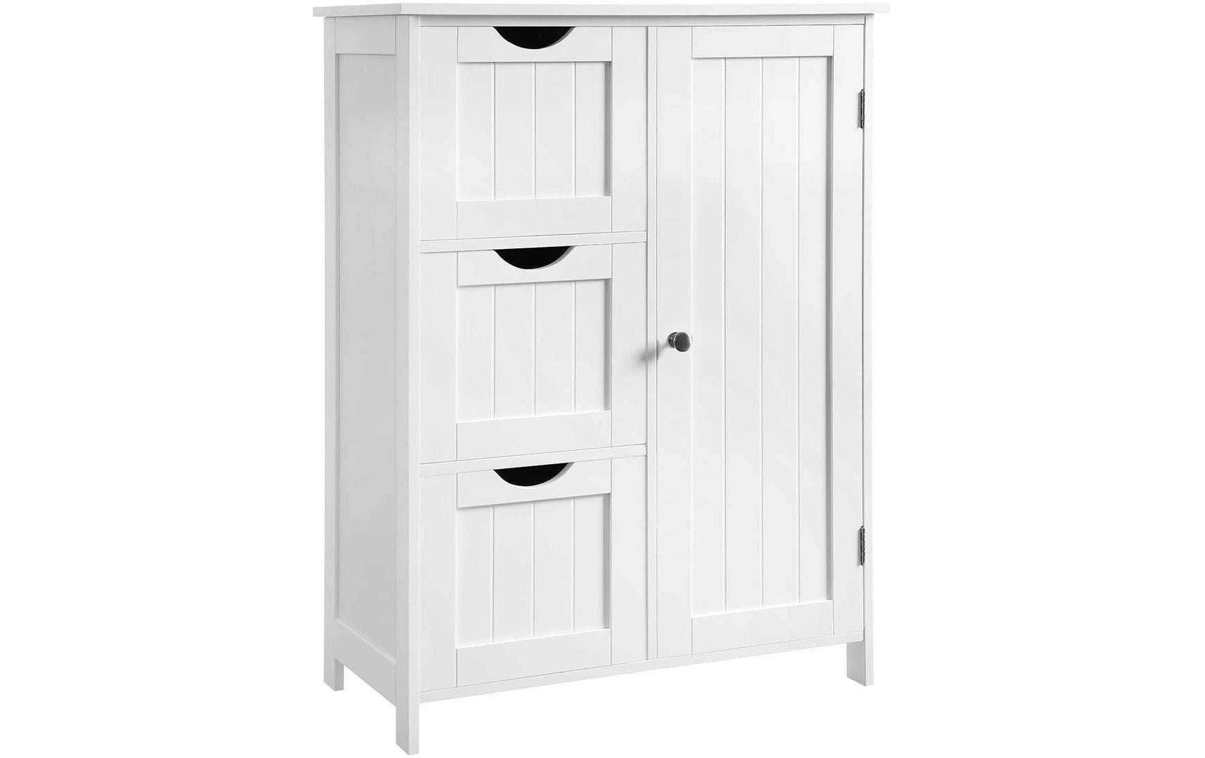 1309910 - Mediatech Vasagle Schrank Landhausstil, Weiss MDF, 60x30x81 cm (BxHxT) kaufen Schweiz | Mediatech.ch