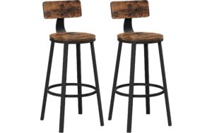 1309912 - Mediatech Vasagle Barhocker, 2er Set, Sitzhöhe 73.2cm 37x46.5x99 cm (LxBxH), Traglast 100 kg kaufen Schweiz | Mediatech.ch
