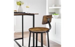 1309912_2 - Mediatech Vasagle Barhocker, 2er Set, Sitzhöhe 73.2cm 37x46.5x99 cm (LxBxH), Traglast 100 kg
