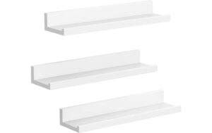 1309936 - Mediatech Songmics Wandregal 3er Set, Weiss, Holz 38x10x5/2 cm (BxTxH), Traglast proRegal 5kg kaufen Schweiz | Mediatech.ch