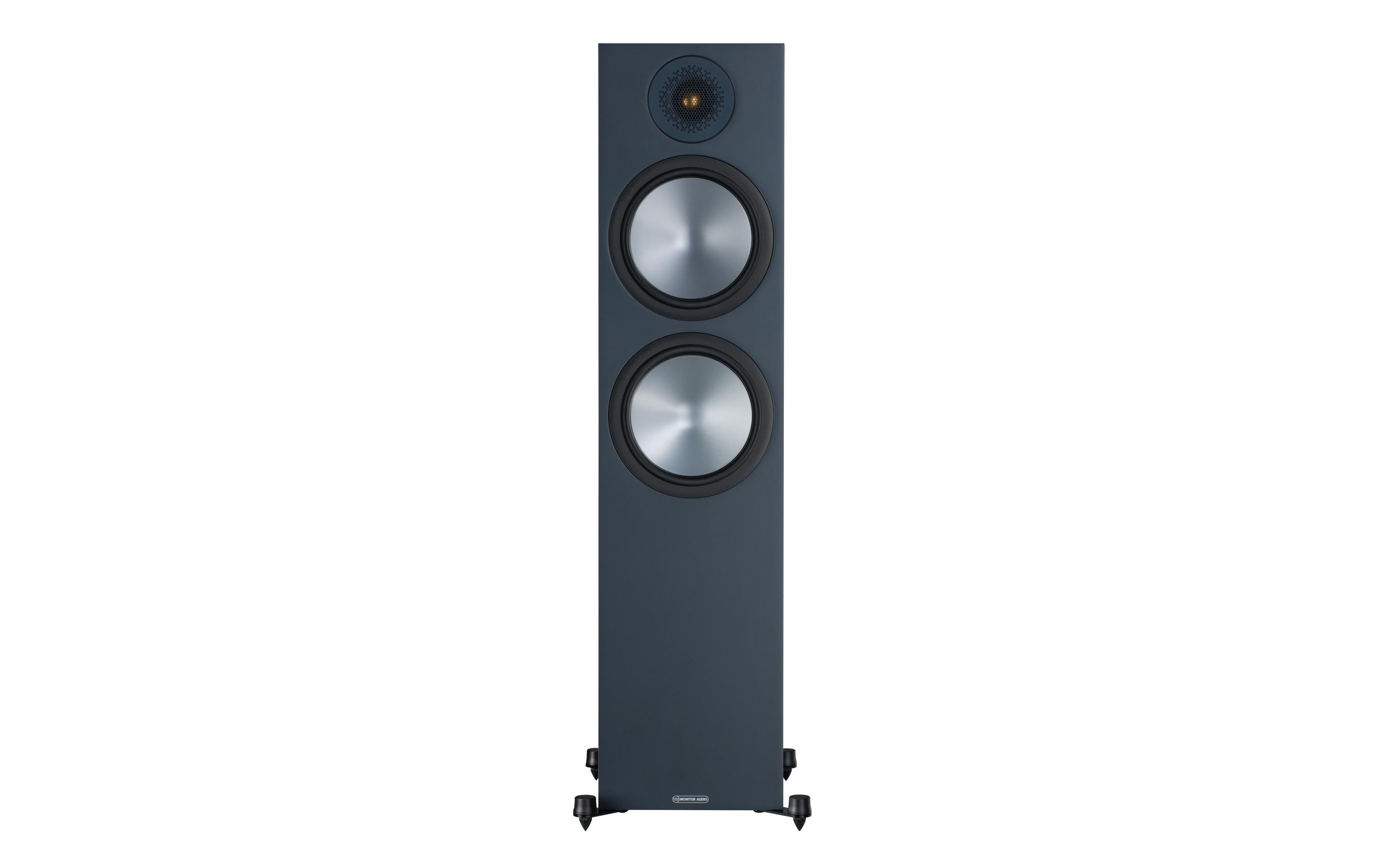 1310012_1 - Mediatech Monitor Audio Bronze 500, Standlautsprecher Paar, Walnuss, 8 Ohm, 200 Watt RMS