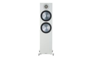1310013_1 - Mediatech Monitor Audio Bronze 500, Standlautsprecher Paar, Weiss, 8 Ohm, 200 Watt RMS