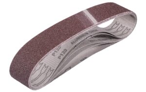 Einhell Schleifband-Set zu Bandschleifer 5 Stk.: 2x60K, 2x80K, 1x120K