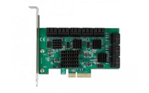 Delock 90073 PCI Express x4 Karte erweitert den PC um 16 interne SATA Ports