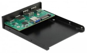 Delock USB Hub Front Panel 64058 2x USB 3.2 Typ-A, 1x SD, 1x Micro SD