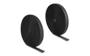 Delock, Klettband 25m x 25mm Strapazierfähi mit Haft und Flauschband