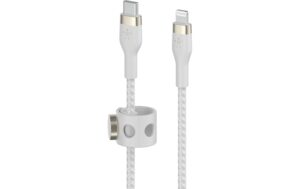 Belkin BoostCharge ProFlex USB-C-Light  1m Silikon weiss bis 15W