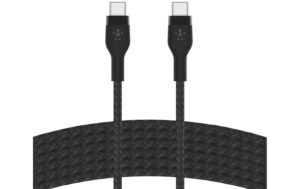 1320945_2 - Mediatech Belkin BoostCharge Pro Flex USB-C-USB-C 2m Silikon schwarz bis 60W