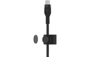 1320945_3 - Mediatech Belkin BoostCharge Pro Flex USB-C-USB-C 2m Silikon schwarz bis 60W
