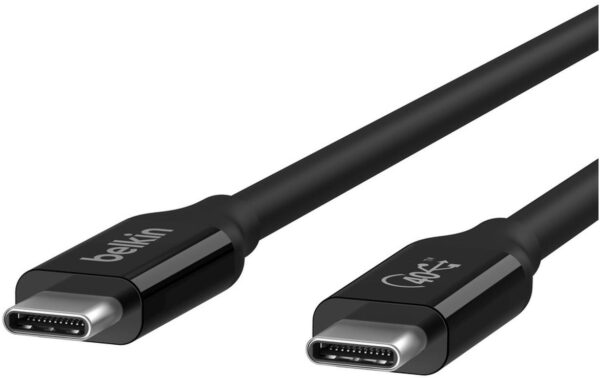 Belkin USB4 USB-C/USB-C, 40 Gbit/s 100W 0.8m, schwarz