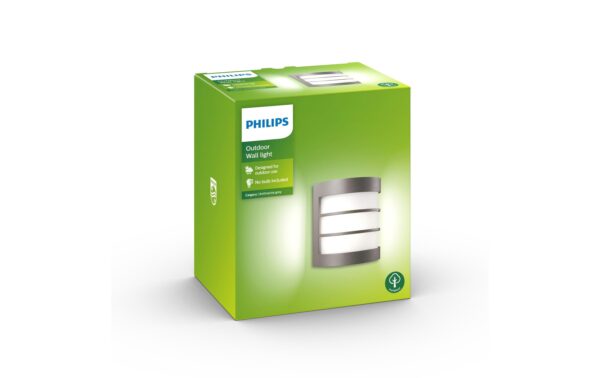 1322273_3 - Mediatech Philips Aussenwandleuchte Calgary E27, max. 60W, anthrazit