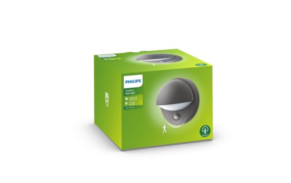 Philips Aussenwandleuchte June Bewegunsmelder, E27, max.60W, anthrazit