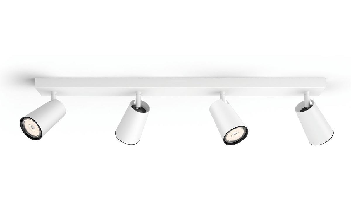 1322303 - Mediatech Philips Spot Paisley GU 10, 4x max. 5.5W, weiss