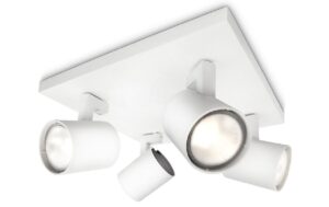 Philips Spot Runner GU10, 4x max. 20W, weiss