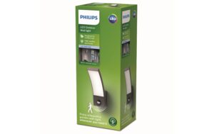 Philips Aussenwandleuchte Splay Bewegungsmelder, 1100lm, 4000K, anthrazit