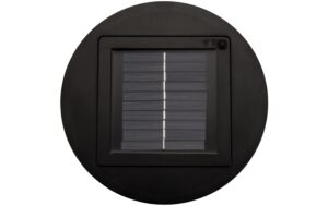 Pauleen Solarstehleuchte Sunshine Coziness Outdoor, Schwarz,Grau Polyrattan,Met