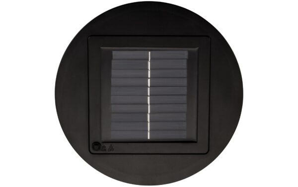 Pauleen Solarstehleuchte Sunshine Elegance Outdoor, Schwarz Polyrattan