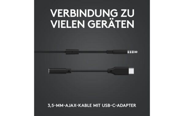 Logitech G333 Gaming Ohrhörer schwarz