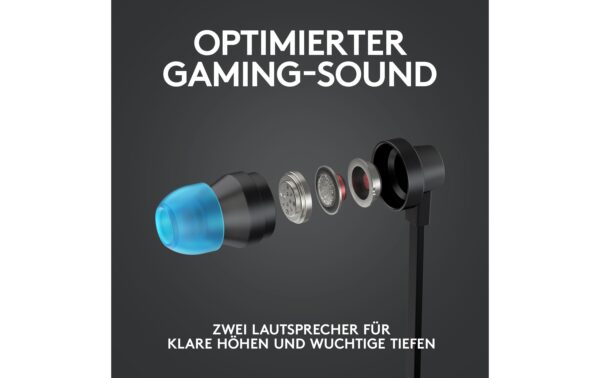 Logitech G333 Gaming Ohrhörer schwarz