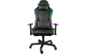 1331584_1 - Mediatech Deltaco DC410 Schwarz Gaming Chair schwarz, RGB