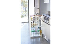 Yamazaki Servierwagen TOWER weiss mit Griff