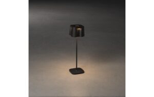 Konstsmide USB-Tischleuchte Nice Schwarz LED warmweiss, Akku, Dimmbar / IP54