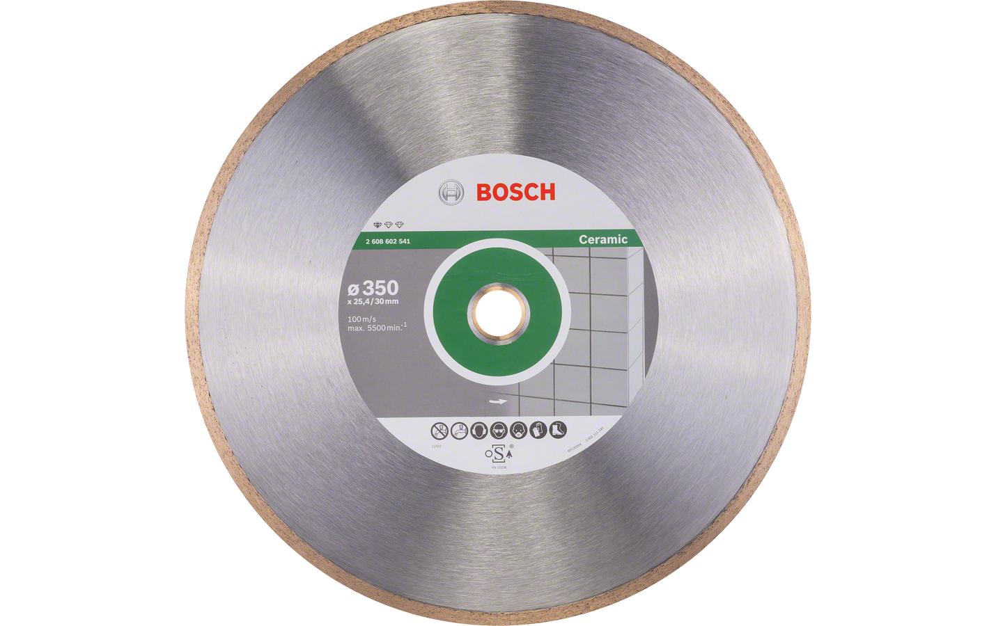 1338419 - Mediatech Bosch Professional Diamanttrennscheibe Standard for Ceramic, 350x30+25,40x2x7