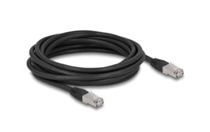 1338466_3 - Mediatech Delock Netzwerkkabel RJ45 Cat.6A S/FTP PE Outdoor, 5m, schwarz