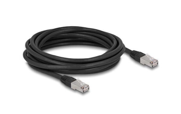 1338466_3 - Mediatech Delock Netzwerkkabel RJ45 Cat.6A S/FTP PE Outdoor, 5m, schwarz
