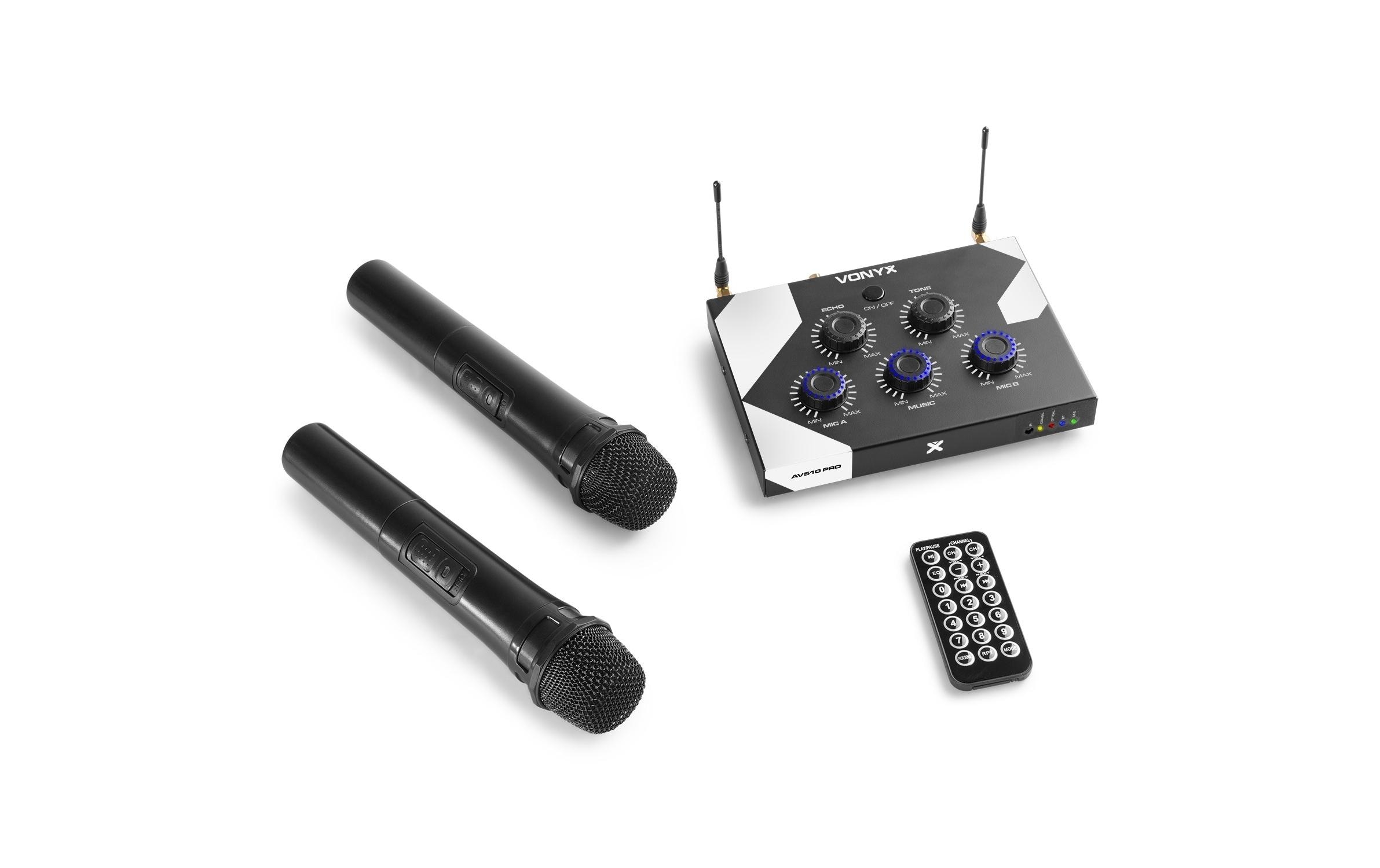 1339301_1 - Mediatech Vonyx AV510 Karaoke Controller mit 2 Funkmikrofonen