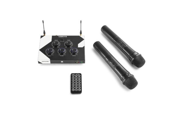 1339301_2 - Mediatech Vonyx AV510 Karaoke Controller mit 2 Funkmikrofonen