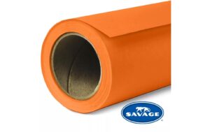 1341526_1 - Mediatech Savage Hintergrundpa. Orange 2.72x11m Masse 2.72 x 11m