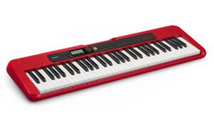 CASIO CT-S200RD Portable Keyboard, 61 Keys, rot