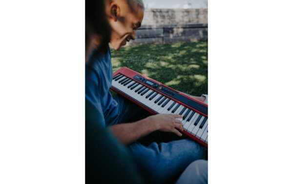 CASIO CT-S200RD Portable Keyboard, 61 Keys, rot