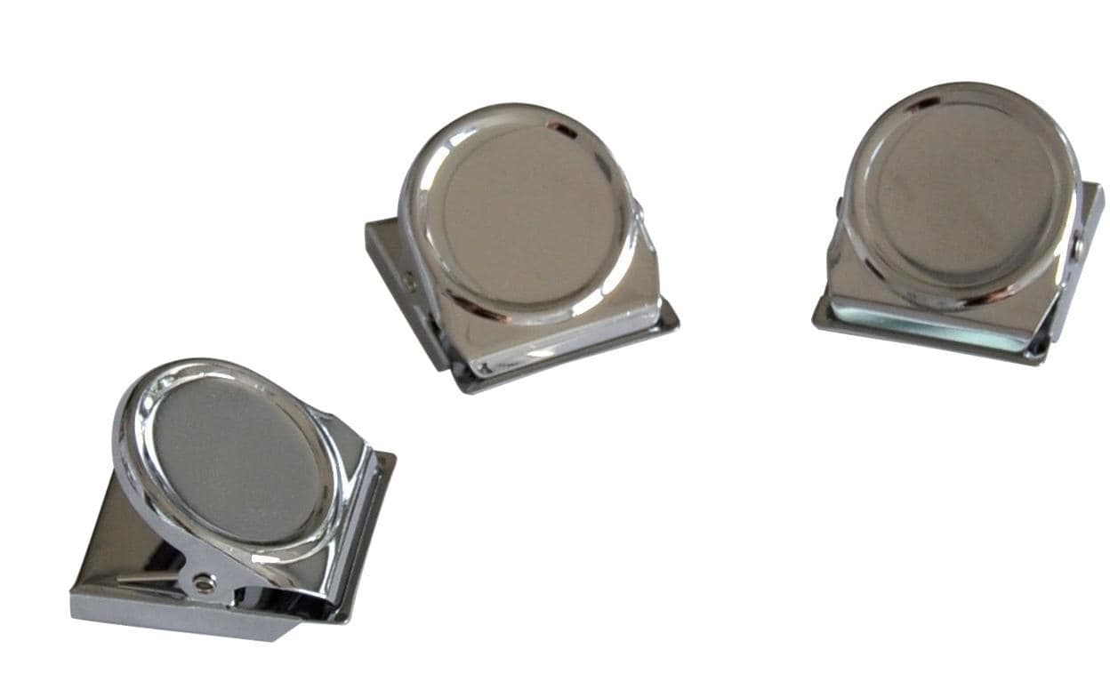 1343047 - Mediatech FRANKEN Magneteclip, 40 x 35 mm, 3 Stück silber kaufen Schweiz | Mediatech.ch